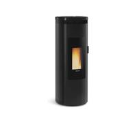 EXTRAFALME Estufa De Pellets AMIKA EVO Negro 8KW H120 Acero 1297201