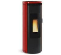 Extraflame 1283502 Amika Estufa Pellets Presión Hogar Hierro Fundido Negro
