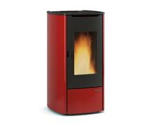 EXTRAFLAME 1286251 MARINA IDRO H13 ESTUFA A PELLETS VENTILADA BORDEUX