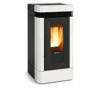 EXTRAFLAME 1292551 LUCIA PLUS 16 ESTUFA PELLET CANALIZADA 12KW MAIOLICA BLANCA