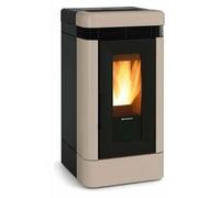 EXTRAFLAME 1292552 LUCIA PLUS.16 ESTUFA DE PELLET 12KW FOCOLARES DE HIERRO GRIS
