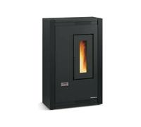 EXTRAFLAME 1292602 LUISELLA 5.0 ESTUFA DE PELLETS VENTILADA SLIM NEGRO A+