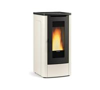 EXTRAFLAME DAHIANA Estufa De Pellets Ventilada Marfil 5 Estrellas A 1295601