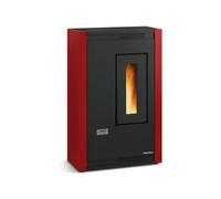 EXTRAFLAME LUISELLA 5.0 ESTUFA DE PELLETS VENTILADA SLIM BURDEOS A+ 1292600