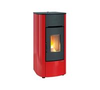 EXTRAFLAME MARIELLA PLUS BURDEOS ESTUFA A PELLET CANALIZADA 1294851 7,5KW LCD