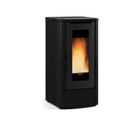 ExtraFlame Teorema En Negro 1295702 Estufa De Pellet 12KW Pantalla LCD