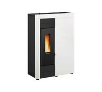 EXTRAFLAME VIRNA IDRO.16 BLANCO 1294401 ESTUFA A PELLET SLIM ERMETICA 15KW LCD