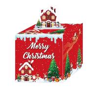 Extraíble de Dinero para Efectivo - Divertida Decoración Interactiva del Hogar con 30 Bolsas, Portavasos de Navidad, para Halloween, Acción de Gracias, Vacaciones, Año Nuevo, Niños, Adultos