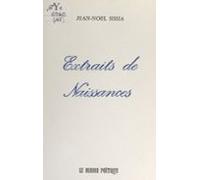 Extraits De Naissances (ebook)