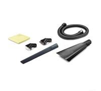 Extralarga para Grietas y Rincones Difíciles de Limpiar Extralarga | Manguera 1.5m, grietas, cepillos duro/suave, paño microfibra, para ideal Karcher