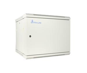Extralink 12U 600x450 ASP Gris | Armario rackmount | montaje en la pared, puerta de metal