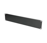 Extralink 2U 19" Panel Ciego, Cubierta para armarios Rack, Fabricado en Aluminio, Mejora el Rendimiento de los Equipos, Negro