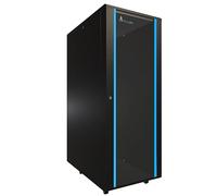 EXTRALINK 37U 600X1000 rack de pie, ideal para salas de servidores de red, control de CCTV, empresas, empresas de TI, fácil instalación, negro