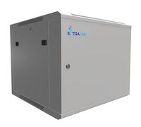 Extralink 9u 600x600 asp wall-mounted rackmount cabinet metal door gra