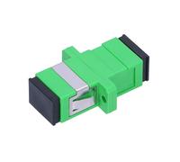 Extralink adaptador sc/apc monomodo, simplex, verde