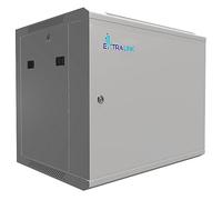 Extralink Armario Rack de 19" 9U - Armario de Red de 450mm, para Montaje en Pared o Suelo, hasta 60 kg, Puerta de Metal, Apertura de 180° Gris - para Red doméstica y Equipos informáticos