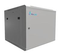 Extralink Armario Rack de 19" 9U - Armario de Red de 600mm, para Montaje en Pared o Suelo, hasta 60 kg, Puerta de Metal, Apertura de 180° Gris - para Red doméstica y Equipos informáticos