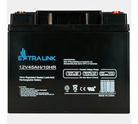 EXTRALINK Batería AGM 12V 45Ah - sin mantenimiento, sellada, de ciclo profundo - batería de larga duración para solar, autocaravanas, SAI, sistemas autónomos y batería coche