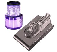 EXTRALINK Batería para Dyson V12 Filtro HEPA Incluido - Batería de Repuesto para Aspiradora 25,2V 2500mAh - Bateria Li-Ion - Compatible con Dyson Recambios y Accesorios - Fácil de Instalar