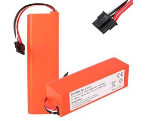 EXTRALINK Batería para Xiaomi Vacuum Mop 2 Pro - Batería de Repuesto para Aspiradora 14.4V 2600mAh - Bateria Li-Ion, Larga Duración - Compatible con Xiaomi Recambios y Accesorios - Fácil de Instalar