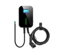 Extralink BS20-BC-22kW-APP Typ 2 32A 22kW | adowarka do samochodu elektrycznego | 3 fazy, ekran LCD, aplikacja, 6,1m 100 / 250 / 380 V Negro