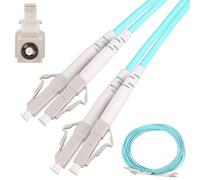 EXTRALINK Cable Fibra Óptica OM3 Multimodo 2m LC/UPC a LC/UPC Dúplex | Para tramos cortos 10G en rack y red doméstica: conectorizado en fábrica, medido, cubierta LSZH