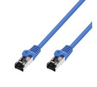 Extralink Cat.8.1 S/FTP 15m 40G Azul | Patchcord LAN | Cable de cobre de red trenzado