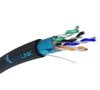 Extralink CAT6 FTP (F/UTP) Exterior con gel | Par trenzado | 305M