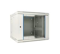 Extralink 12U 600x600 AZH Gris | Armario rackmount | montaje en la pared, tipo swing