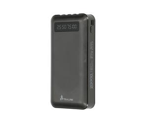 Extralink EX.19614 batería externa Polímero de litio 20000 mAh Negro