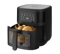 Extralink Freidora de Aire 6,5L 1800W Air Fryer XXL 9 Programas Tactil | Freidora de aire amplia con pantalla tactil LED, temperatura de 80 a 200 grados y cesta apta para el lavavajillas