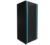 Extralink Gabinete de Red de Montaje en Pared, Marco automontable, Paneles Laterales extraíbles para conmutadores UPS Server, Equipo de Red Negro