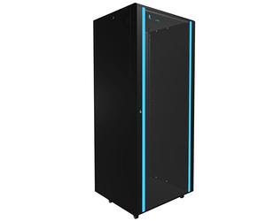 Extralink Gabinete de Red de Montaje en Pared, Marco automontable, Paneles Laterales extraíbles para conmutadores UPS Server, Equipo de Red Negro