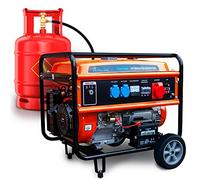 Extralink EX.30714 motor-generador 7000 W 25 L Gasolina Negro, Naranja