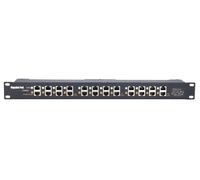 Extralink Injector PoE Gigabit de 12 Puertos | 12x 1000Mb/s RJ45, Carcasa Rack
