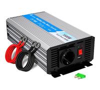 EXTRALINK Inversor 12V 220V Onda Modificada 1500W 3000W Pico - Convertidor 12V 200V con USB, Ventilador y Protección Cuádruple - para Coche, Autocaravana, Barco, Camping, Equipos Sensibles, Solar