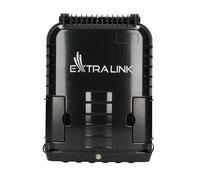 Extralink Jennifer | Caja de fibra óptica | 16 soldaduras, negro, con conector