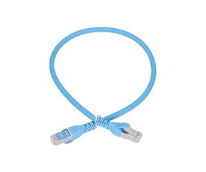 Extralink Kat.6A S/FTP 0.5m | LAN Patchcord | Cable de cobre de par trenzado, 10Gbps