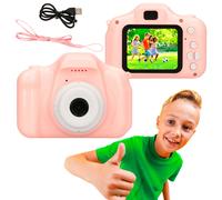 Extralink kids camera h20 pink - cámara - 1080p 30fps, pantalla de 2.
