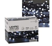 Extralink lampki led kulki 200l zimny bia?y, d?. 3 + 16 m *0153