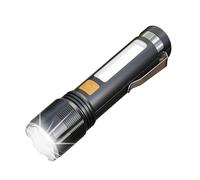 Extralink Linterna LED Recargable 700 Lúmenes, Linternas Led Alta Potencia, 3 Modos con SOS, Batería integrada, Batería 1500mAh, USB, Alta Resistencia - Ideal para Cortes de Luz, Emergencias y Camping