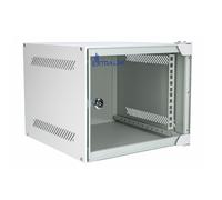 Extralink lite 4u 10 280x310 wall-mounted rackmount cabinet gray