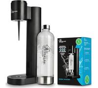 Extralink Máquina para hacer agua con gas Smart Life con botella 1L PET, tamaño compacto, carbonatación de ligera a alta, maquina agua con gas, práctica y elegante, compatible con las botellas de CO2