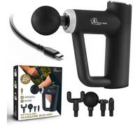 Extralink massage gun mini negro, pistola de masaje muscular, carga us