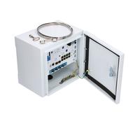Extralink Minos | Interruptor PoE para exterior | 8x RJ45 1000Mbps PoE, 2x SFP, 200W, L2, enfriamiento activo
