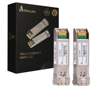 EXTRALINK Módulo SFP 10G LC Dúplex Monomodo 1310 NM 2 km Compatible MSA - para Cisco, Ubiquiti, Netgear, MikroTik, TP-Link, Switch, Router, Videovigilancia, Centro de Datos, Fibra óptica