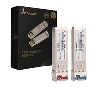 Extralink Módulo Transceptor SFP WDM Monomodo 10G LC 1270/1330nm hasta 2 km - Compatible con Ubiquiti UniFi Netgear Cisco TP-Link MikroTik QNAP Zyxel - Transceptor Gigabit para Switch y Router