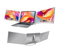 EXTRALINK Monitor Portátil para Portátil 14 Pulgadas S688 1920x1200 IPS Kit | Giro de hasta 360 grados, funda de transporte incluida