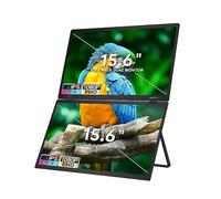 EXTRALINK Monitor Portátil para Portátil 15,6 Pulgadas T01 1920x1080 IPS | Giro de hasta 360 grados, funda de transporte incluida
