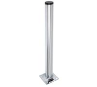 Extralink P600 Soporte de Antena Parabólica de Recambio Universal para Techo, 600 mm, Tubo Ø38 × 1,5 mm, Base 120 × 120 × 2,5 mm, Acero Galvanizado, para Antenas Satélite, TDT, WiFi y LTE en Exterior
